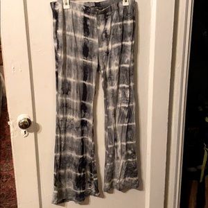 Tie Dye bell bottom stretchy pants